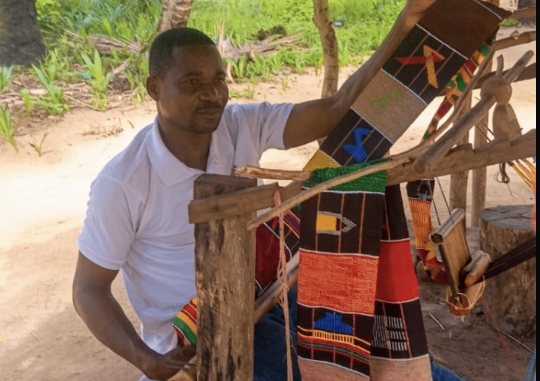 Foster Ahiagba, Agotime-Kpetoe Kente Weaver